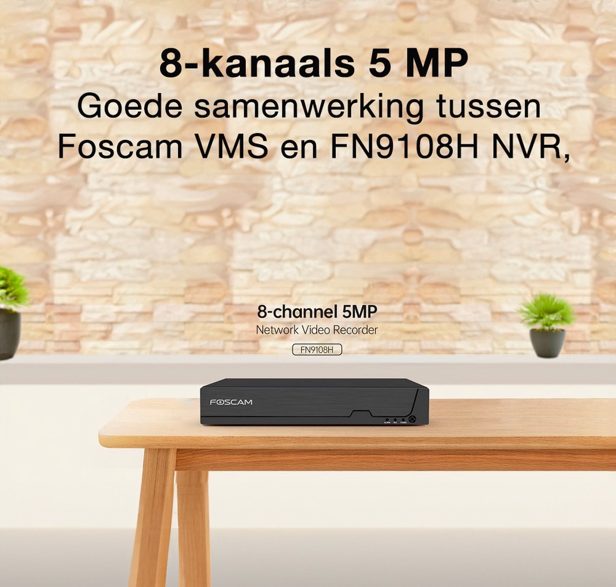 Foscam FN9108H Netwerk Video Recorder 8-kanaals 5MP Zwart - afbeelding 3