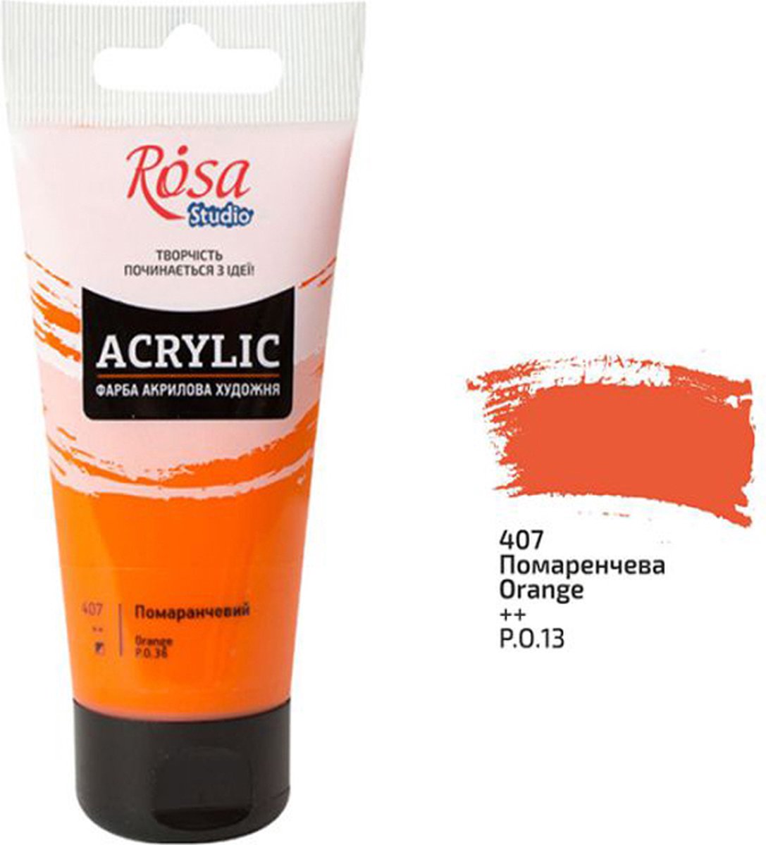Rosa Studio Acrylverf 75 ml 407 Orange