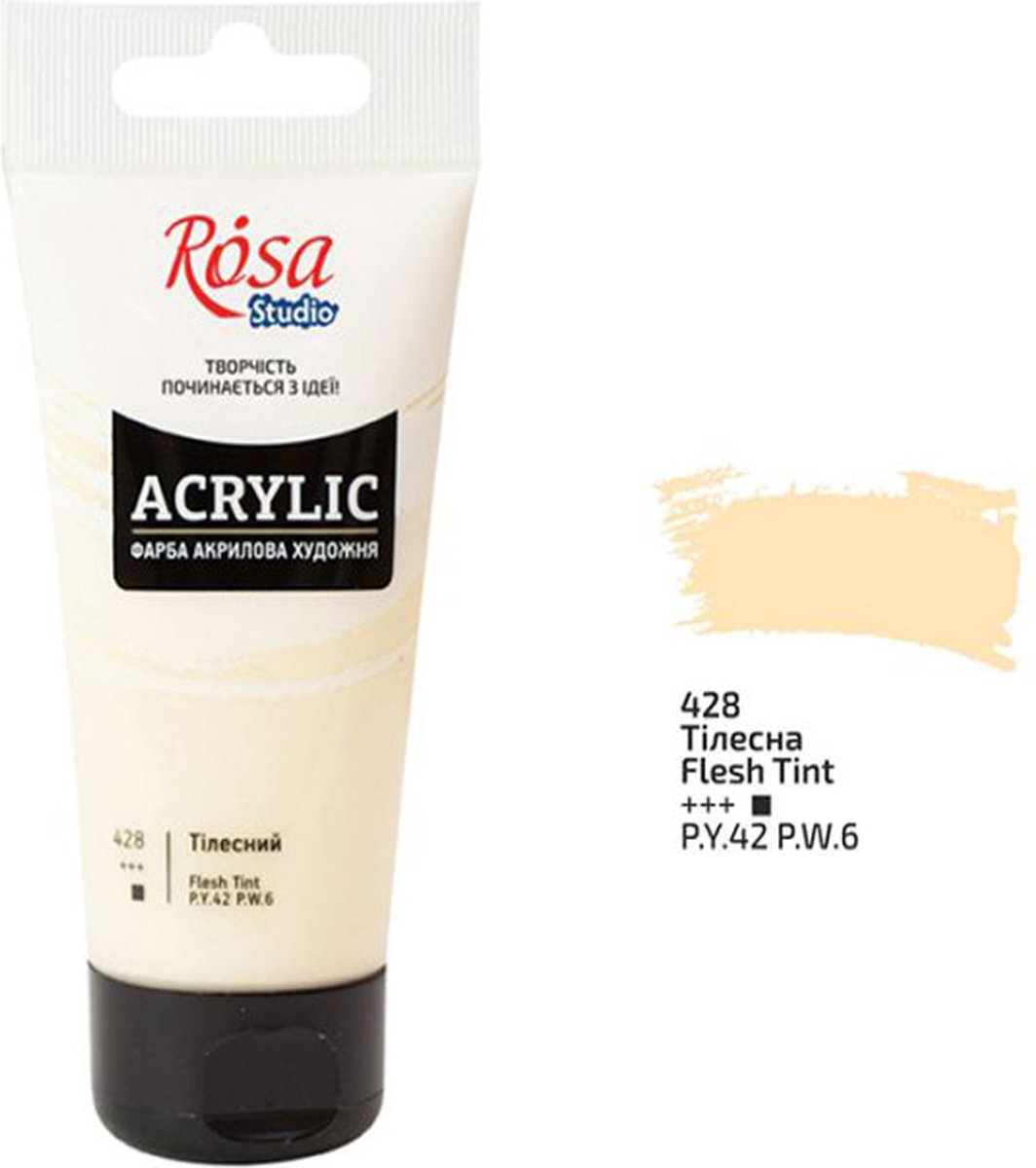 Rosa Studio acrylverf 75 ml - creatieve verf voor kunstenaars.