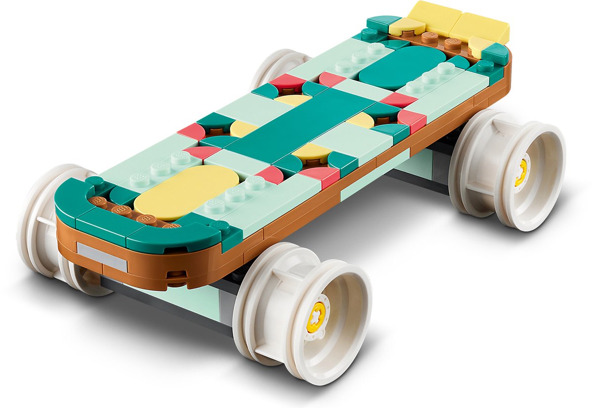 LEGO 31148 Creator 3in1 Retro rolschaats met Mini Skateboard en Gettoblaster Radio Speelgoed — afbeelding 2