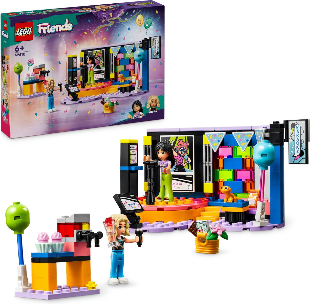 LEGO Friends Karaoke Muziekfeestje: draaibaar podium, 196 onderdelen thumbnail 2