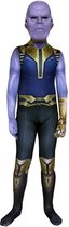 Superheldendroom - Thanos - 128/134 (7/8 Jaar) - Verkleedkleding - Superheldenpak