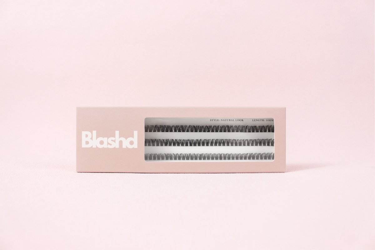 Blashd - Natural Look - 10mm - Three of a Kind - DIY Lashes