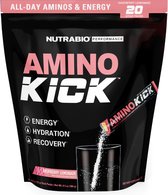 Nutrabio Amino Kick Stick Pack - 20 Serving Bag Raspberry Lemonade