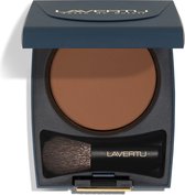 Lavertu Cosmetics - Bronzer Terre de Soleil 01 donker - Inclusief kwast en spiegel - Baked Bronzer - Laat uw huid ademen - Zeer zuinig in gebruik