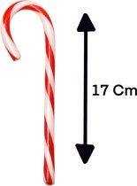 Zuurstokken - 20 stuks - Rood / Wit - Candy cane - Kerst - Zuurstok - Kerstdecoratie