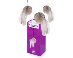 Petrebels Kattenspeelgoed Funky Rebels - 3 stuks in verpakking - Cappuccino - Giftbox