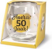 Wijn - Waterglas 50 jaar Proost!