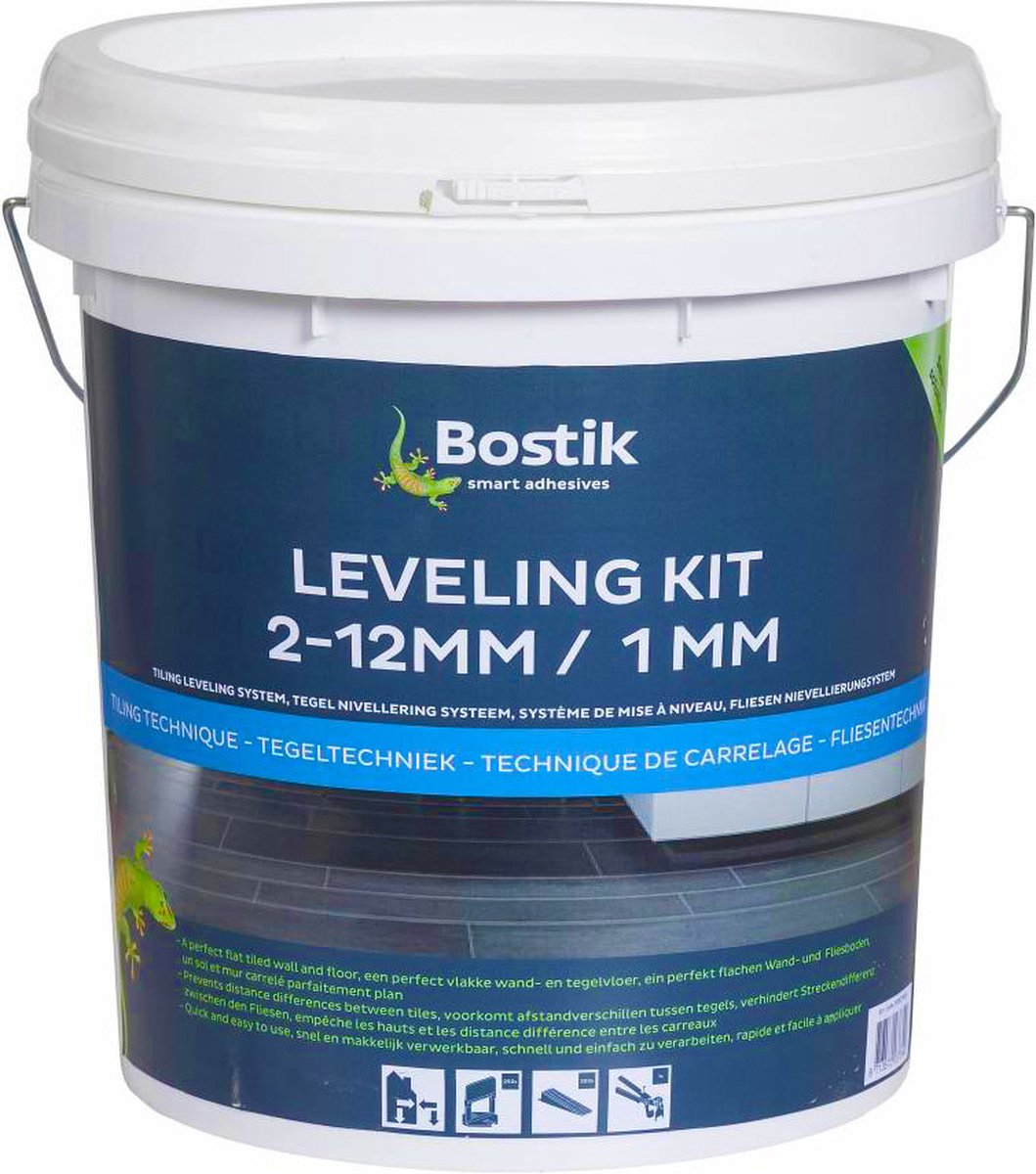 Bostik Leveling Kit tegel levelingsysteem - 2 mm voor tegels 2-12 mm - voor strak tegelwerk