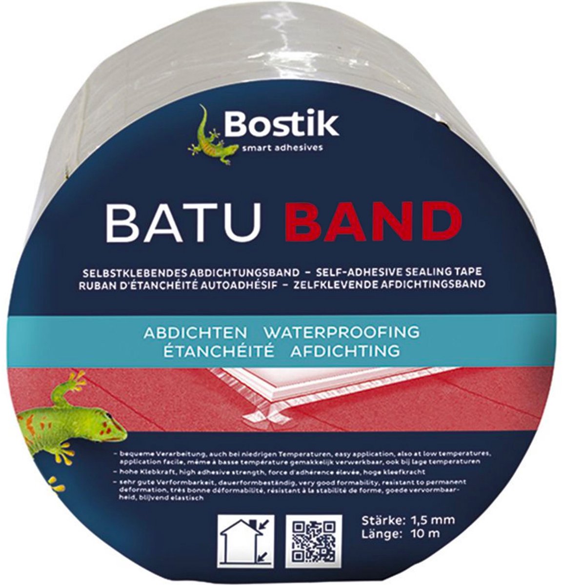 Bostik Batuband Aluminium 10cm-10mtr