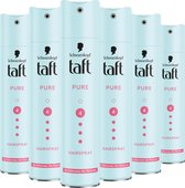 Taft - Styling Ultra Pure Hold Haarspray - Haarlak - Haarstyling - Voordeelverpakking - 6 x 250 ml - 6 Stuks