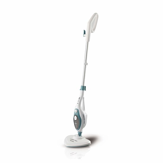 Ariete Steam Mop 10 in 1 - stoomreiniger en handstomer - Tapijtreiniger / Stoom Reinigingsmachine / Vlekkenreiniger - instelbare stoomkracht - div opzetstukken en 2 microvezeldoeken