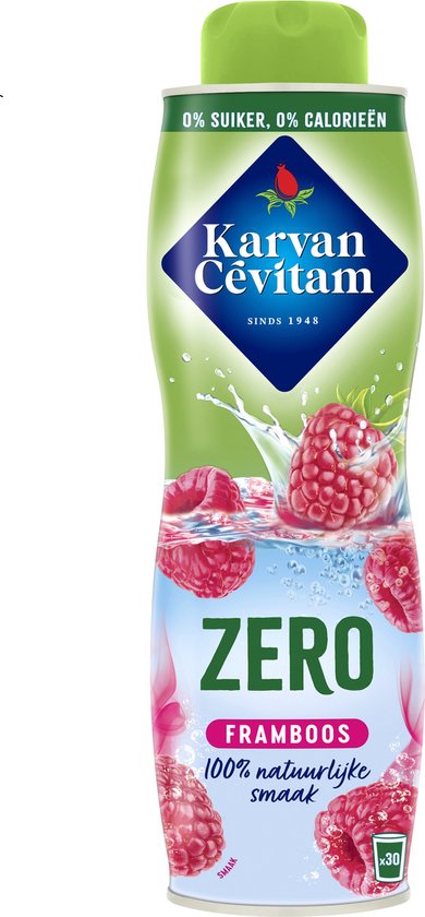 Karvan Cevitam - Framboos - Zero - 6 x 600 ml