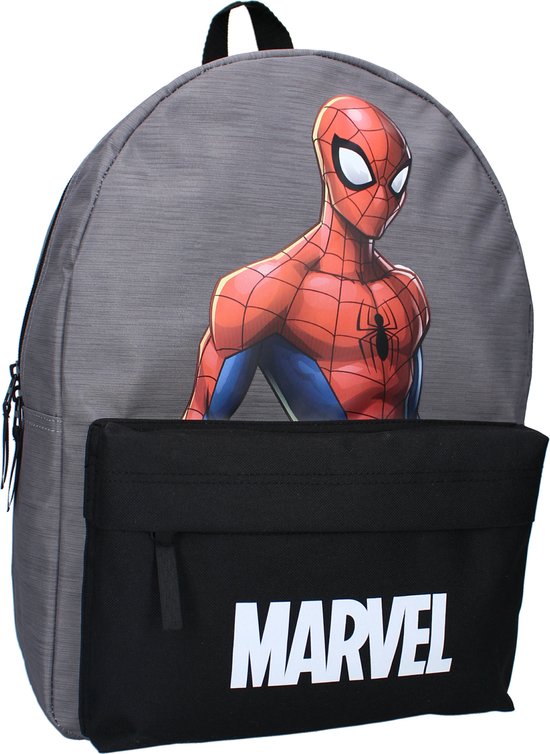 Marvel Mighty Powerful Spider-man Rugzak 13,5 Liter Grijs/zwart