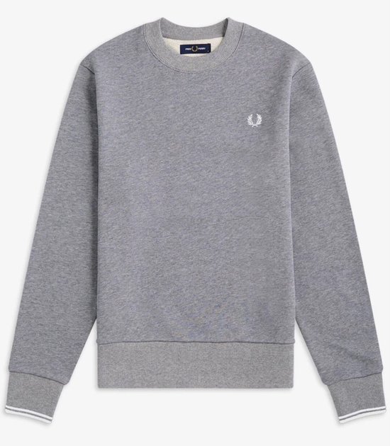 Fred Perry - Crew neck Sweatshirt - Grijze Sweater-3XL