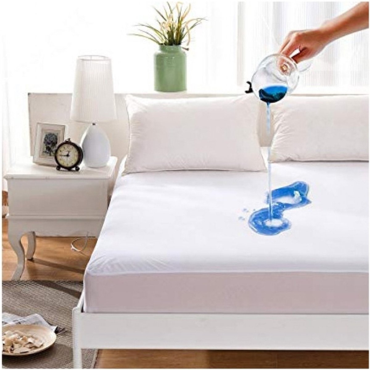 Matrasbeschermer Waterdicht 90x200 +30 cm Bedcare - Wasbaar & Sneldrogend - Hoge Kwaliteit