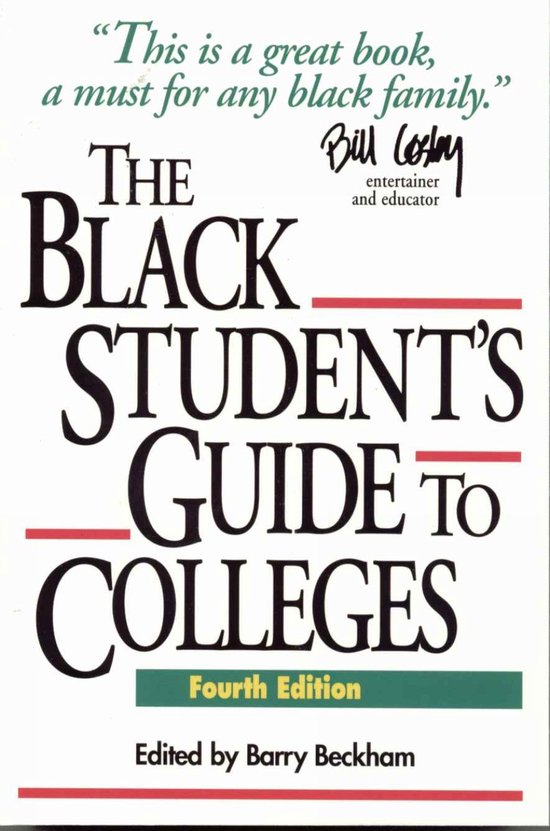 The Black Student's Guide to Colleges - cover
