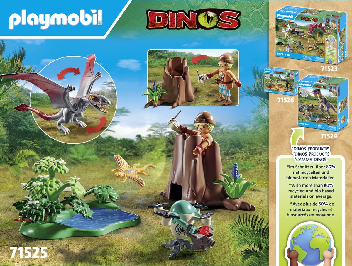 PLAYMOBIL Dinos Observatiepost voor Dimorphodon - 71525 — afbeelding 11