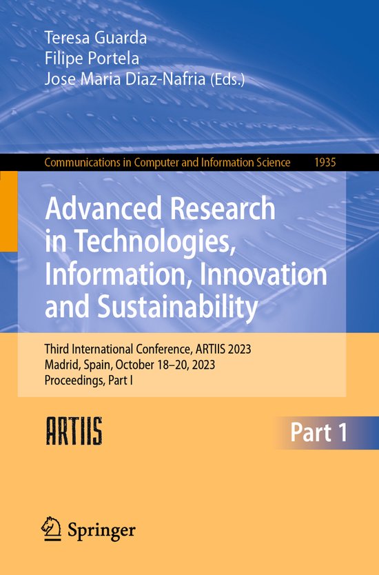 Communications in Computer and Information Science1935- Adva ... - cover