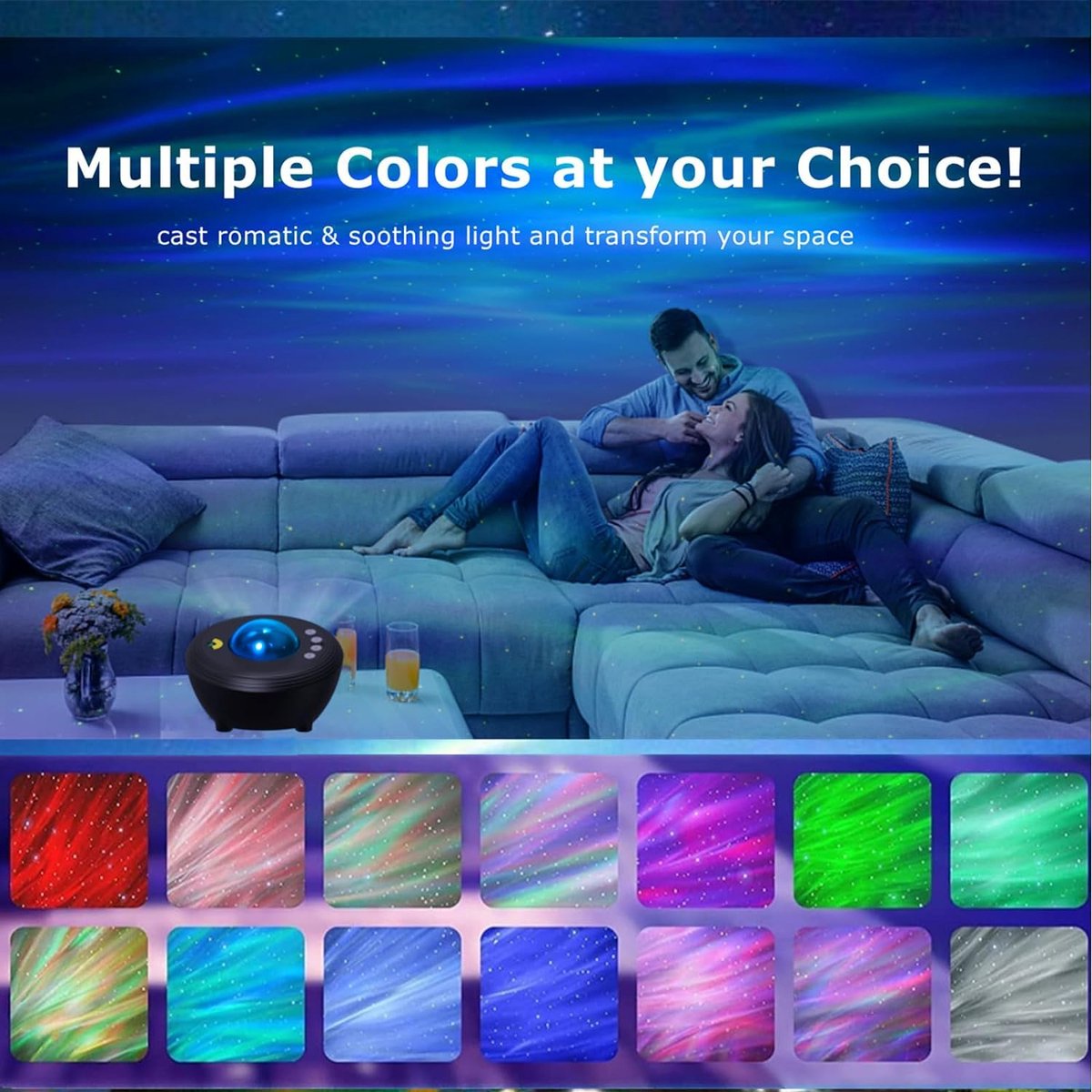 Sterren Projector - Galaxy Projector - Sterrenhemel Projector - LED - Star Projector – foto 6