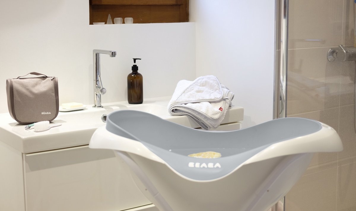 BÉABA, Badkuip voor baby's, antislip en comfortabel, gemaakt