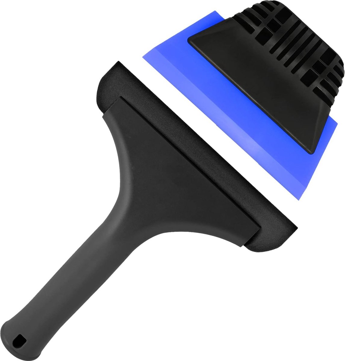 Goedkoopste EHDIS Silicone Window Squeegee Kit with Squeegee 6 Inch and 5 Inches, Car Windscreen Squeegee, Soft with Silicone Lip, for Shower, Windows, Glass, Car Windows, Window Tint Kit, Black Blue