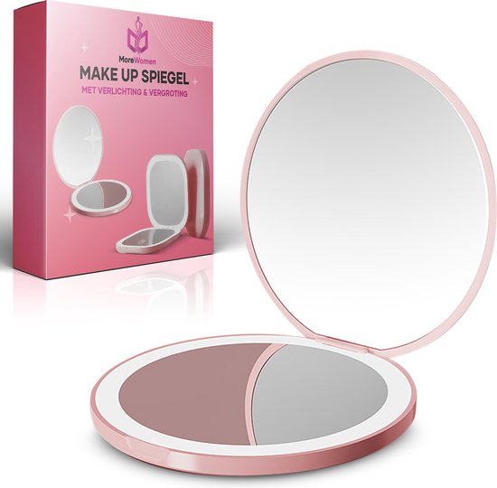 AKOAK Handspiegel Bronze – Ovaler Make-up-Spiegel Mit Griff Für Unterwegs & Zu Hause