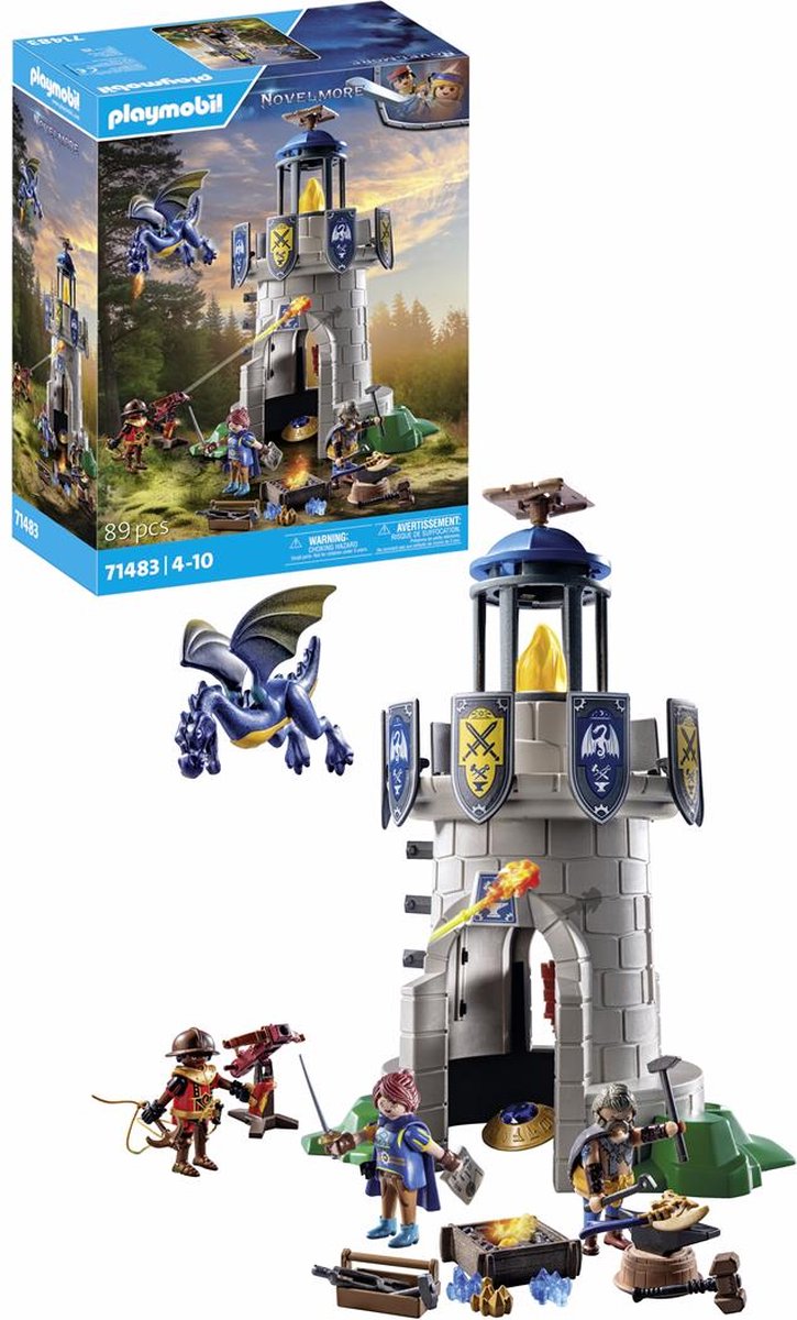PLAYMOBIL Novelmore Riddertoren met smid en draak - 71483 — afbeelding 18