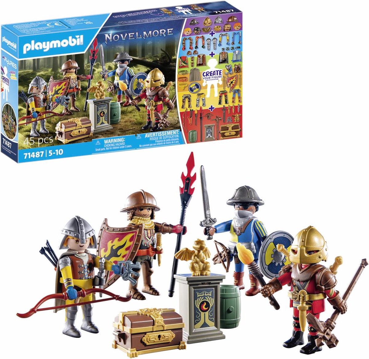 PLAYMOBIL Novelmore My Figures Ridders van Novelmore - 71487 — afbeelding 7