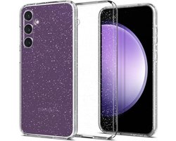 Spigen Liquid Crystal Hoesje Geschikt voor Samsung Galaxy S23 FE Transparant Glitter