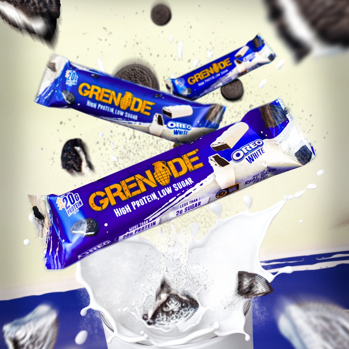 White chocolate sale oreo bar