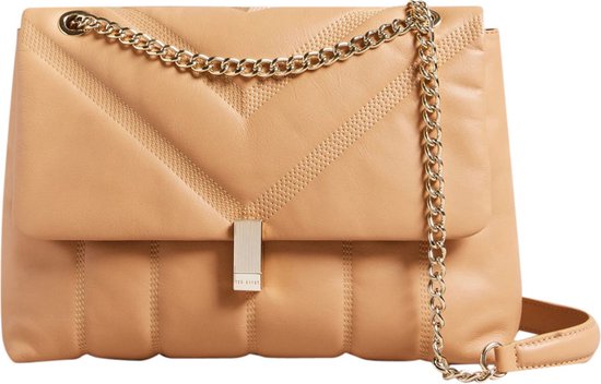 Ayasie Quilted Large Twist Lock Cross Body Bag