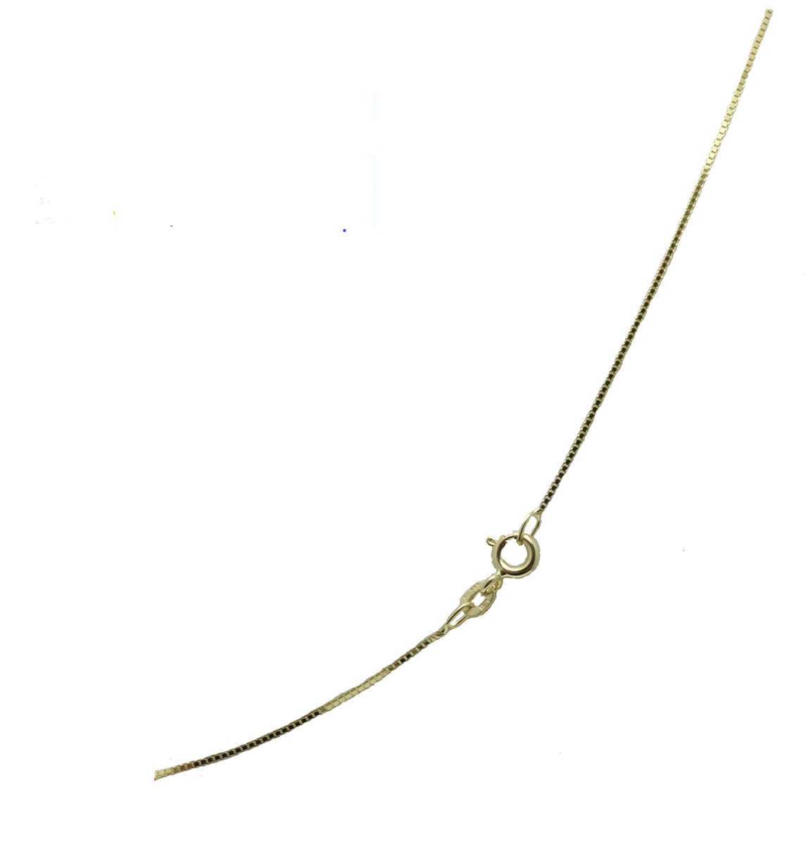 Ketting - venetiaans - geel goud - 50 cm – 2.4 gram - 0.8 mm breed – 14 karaat - verlinden juwelier