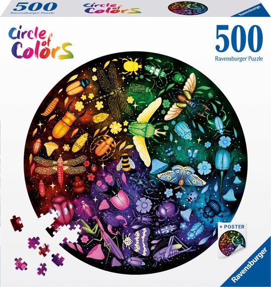 Ravensburger Circle de Couleurs Insectes - Puzzle - 500 pièces