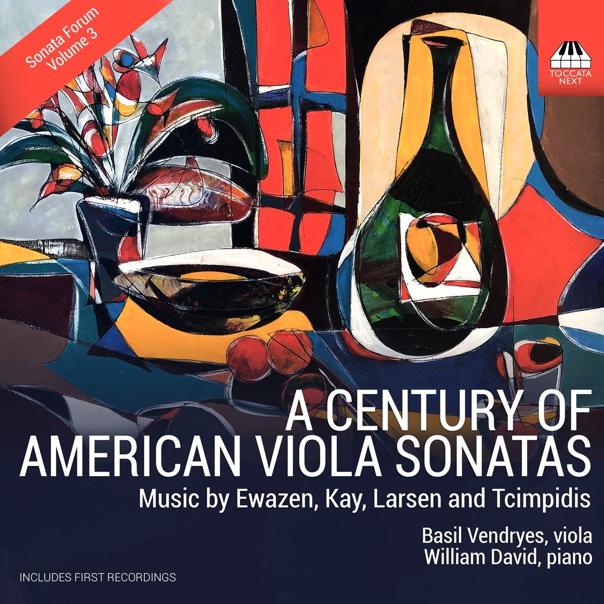 Basil Vendryes, William David - Sonata Forum No. 3: A Century Of American Viola Sonatas (CD)