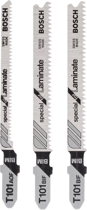 Bosch - 3-delige decoupeerzaagbladenset T 101 BIF; T 101 AOF