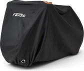 Bâche de vélo imperméable pour 2-3 vélos, tissu Oxford 210T, bâche de vélo, housse de protection, housse avec sac, 200 x 105 x 110 cm, noir