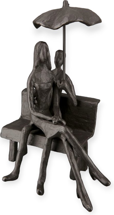 Gilde handwerk - Sculptuur - Beeld - Door weer en wind - Metaal - Zwart