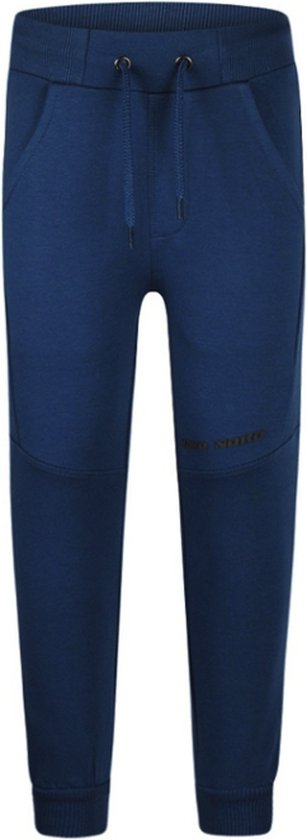 Donkerblauwe joggingbroek van Koko Noko met trekkoord en logo op de zijkant.