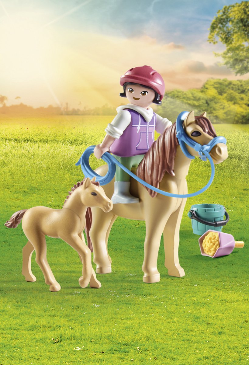 PLAYMOBIL Horses of Waterfall Kind met pony en veulen - 71498 — afbeelding 6