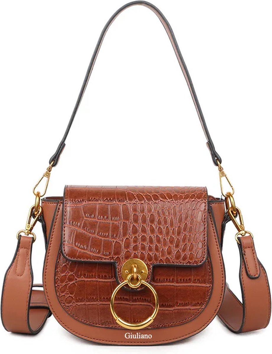 Giuliano - schoudertas - croco -