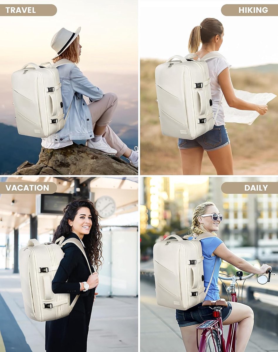 Rugzak handbagage vliegtuig, reisrugzak handbagage vliegtuig, handbagage rugzak... bol
