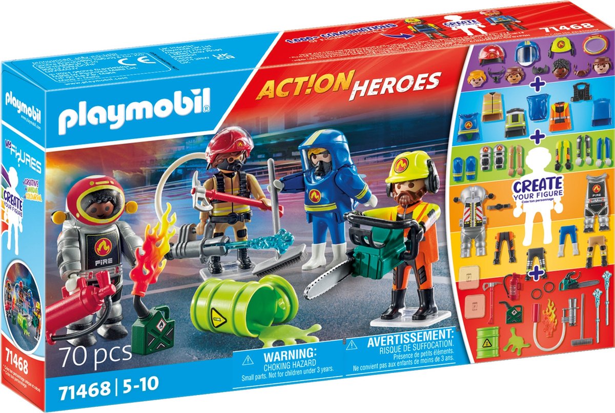 Playmobil 71468 Action Heroes My Figures Brandweer