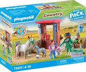 PLAYMOBIL Starter Pack Boerderij dierenarts met de ezels - 71471
