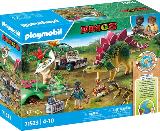 Foto: Playmobil dinos onderzoeksstation met dinosaurussen 71523