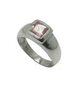 Ring - zilver - rose quartz - Verlinden juwelier