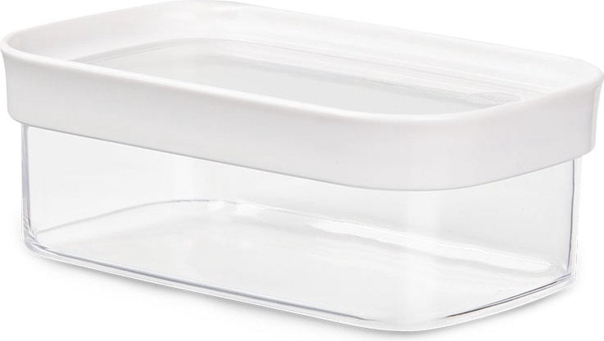 EMSA Optima Rechthoekig Container 0,45 l Transparant, Wit 1 stuk(s)