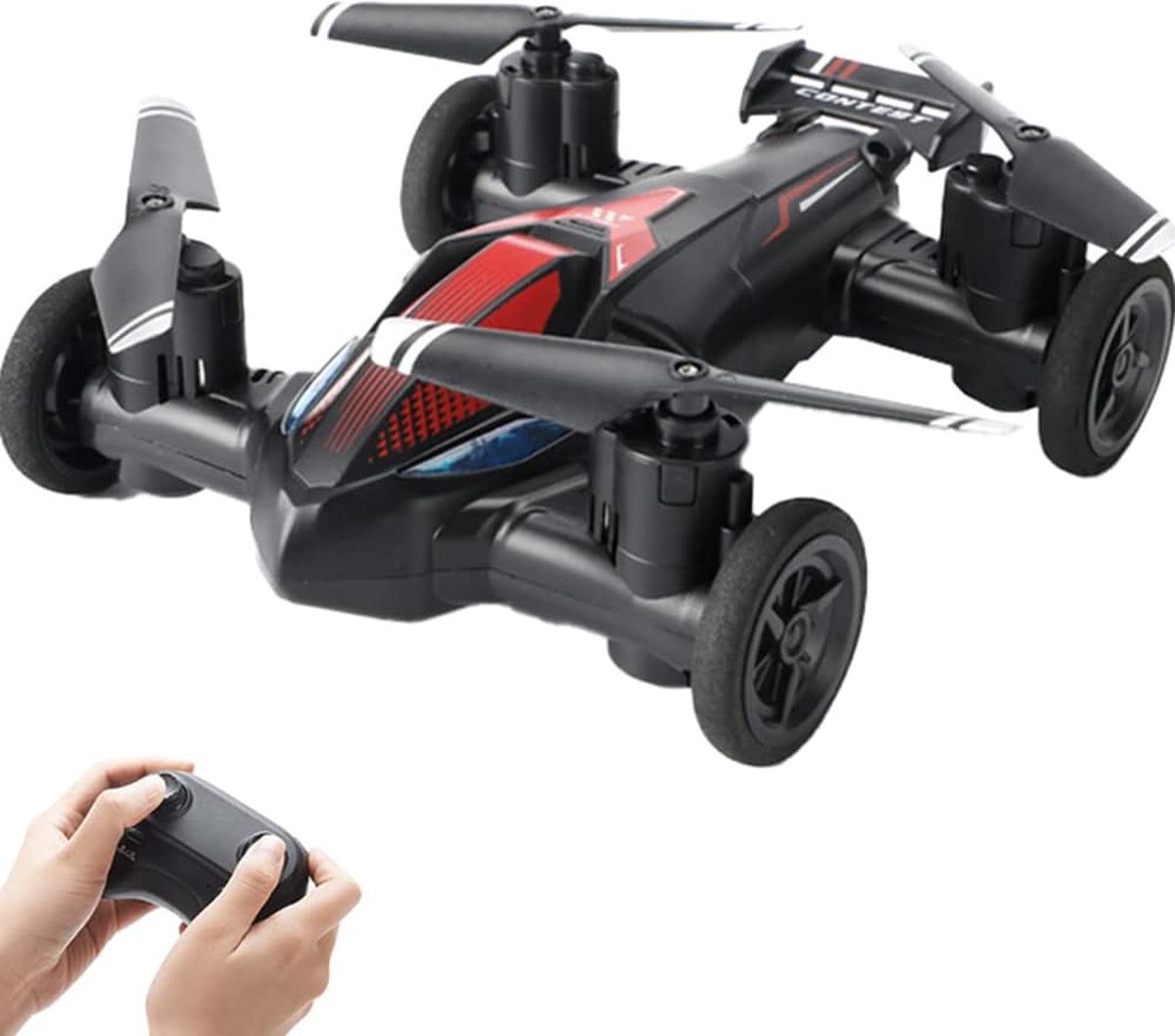 2 in 1 - Drone - Vliegen en Rijden - Bestuurbare Auto - Speelgoed - Voor Meisjes en Jongens