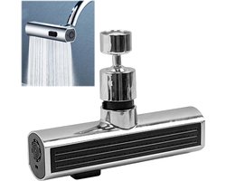 Waterfall Kitchen Tap, Waterfall Kitchen Faucet, 360° Rotating Tap Attachment, Sink Mixer Tap Kitchen for Kitchen Sink