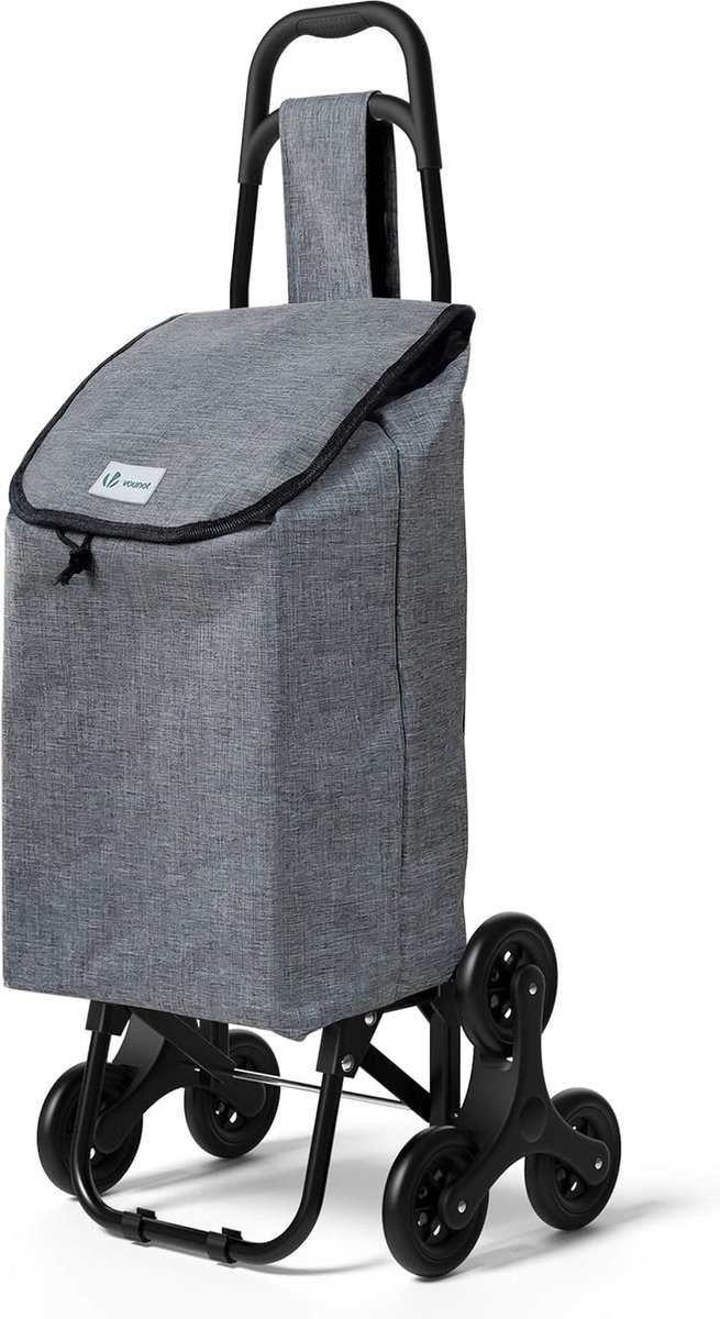 Vounot Shopping Trolley with 3 Wheels, 32 l